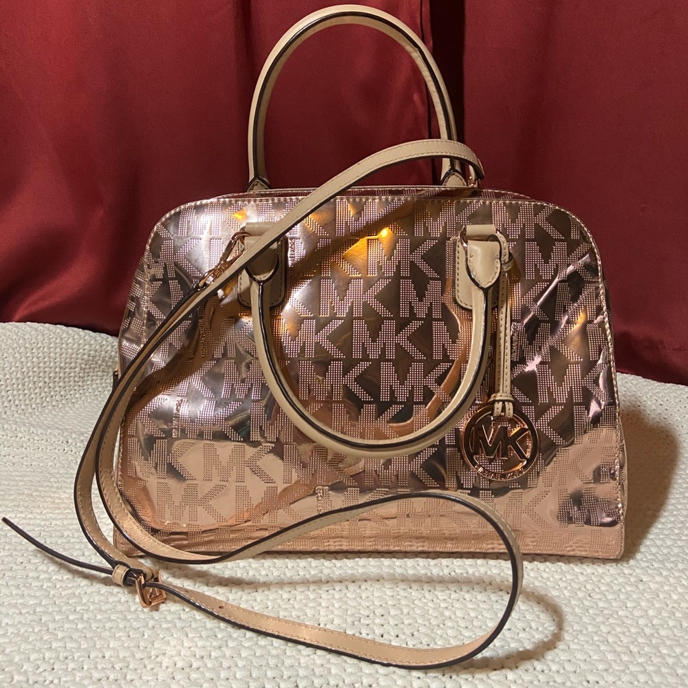 Rose Gold Michael Kors Satchel